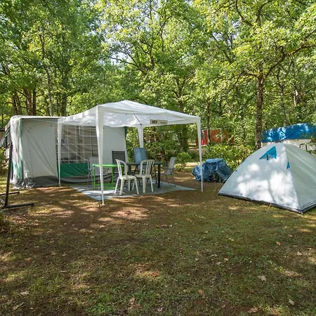 Hotel Camping Au Bois Dormant Chauffour-sur-Vell Exterior foto